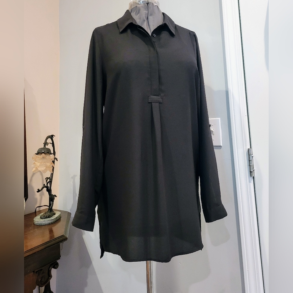 EUC L Pleione Black Tunic